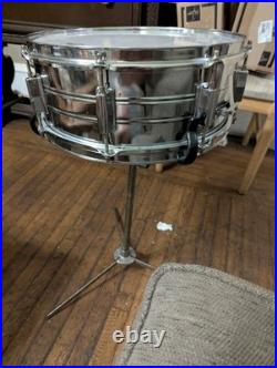 Thunder Steel snare drum in excellent condition. Snappy. NOW $ 125.00! SALE