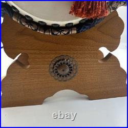 Traditional Japanese Small Drum with Drumsticks