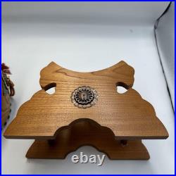 Traditional Japanese Small Drum with Drumsticks