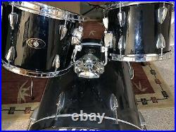 USED Black Tama Imperialstar Drum Set