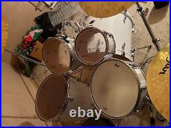 USED GOOD Pearl Export 5-piece Drum Set With Hardware with throne