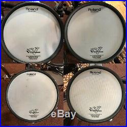 USED Roland TD-30K 7 Piece Electronic Drum Set with Zildjian gen16 Cymbal Pack