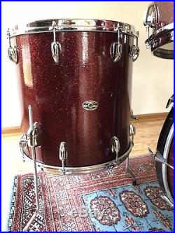 Ultra Rare Maroon Sparkle Vintage Slingerland Avante Drum Set Clean & Original