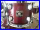 Used-6-pc-Gretsch-Catalina-Maple-Drum-Set-Cherry-Red-with-Gator-Carrying-Cases-01-gsmr