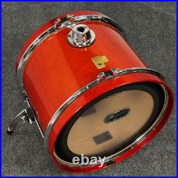 Used Arbiter 5pc Drum Set Cherry Wood Good