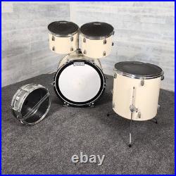 Used CB 5pc Drum Set White Fair Used CB 5pc Drum Set White Fair