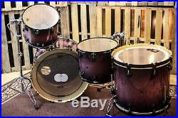Used DW Collector's Series Exotic Maple Drum Set 18x26, 12x15, 13x16, 18x20