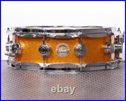 Used DW Collector's Series Maple Snare 5x14 Orange Sparkle