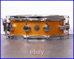 Used DW Collector's Series Maple Snare 5x14 Orange Sparkle