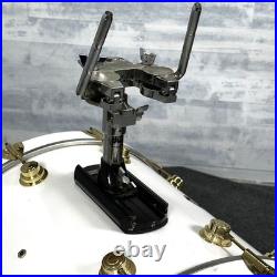 Used DW Collectors 5pc Maple Drum Set White Finish Ply withGold Hardware Good