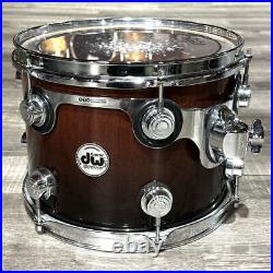 Used DW Collectors Maple/Mahogany 4pc Drum Set Candy Black Fade Good-DCP