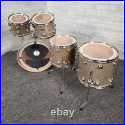 Used DW Collectors Maple Standard 5pc Drum Set Broken Glass Good