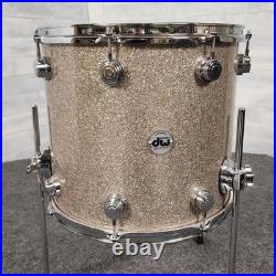 Used DW Collectors Maple Standard 5pc Drum Set Broken Glass Good