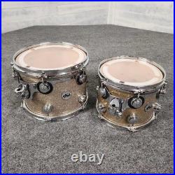 Used DW Collectors Maple Standard 5pc Drum Set Broken Glass Good