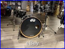 Used DW Collectors Series 5pc Drum Set Black Velvet