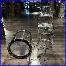 Used DW Design 5pc Clear Acrylic Drum Set