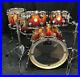 Used-DW-Drum-Set-Collector-s-Series-Exotic-5-Piece-Maple-Shells-in-Rich-Red-Fade-01-hnxi