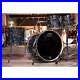 Used-DW-Performance-4pc-Drum-Set-22-10-12-16-Black-Diamond-FinishPly-DCP-01-tz