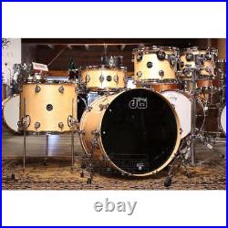 Used DW Performance 5pc Drum Set 22/10/12/16/14 Natural Lacquer Excellent