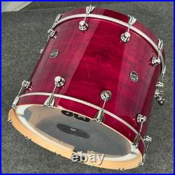 Used DW Performance 5pc Drum Set Cherry Stain Very Good