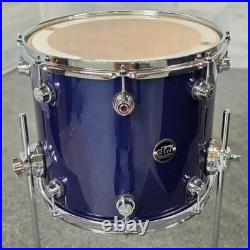 Used DW Performance 6pc Drum Set Roadster Blue Metallic Very Good