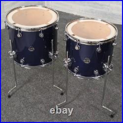 Used DW Performance 6pc Drum Set Roadster Blue Metallic Very Good