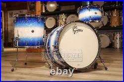 Used Gretsch Brooklyn 3pc Classic Drum Set Blue Burst
