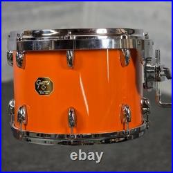 Used Gretsch USA Custom 4pc Drum Set Orange Gloss Very Good