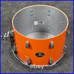 Used Gretsch USA Custom 4pc Drum Set Orange Gloss Very Good