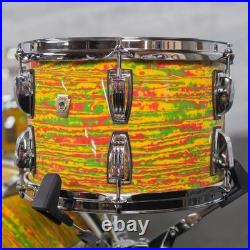 Used Ludwig Classic Maple 4pc Drum Set Citrus Mod Very Good