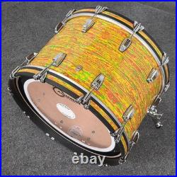 Used Ludwig Classic Maple 4pc Drum Set Citrus Mod Very Good