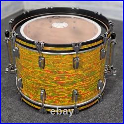 Used Ludwig Classic Maple 4pc Drum Set Citrus Mod Very Good