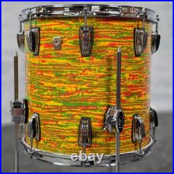 Used Ludwig Classic Maple 4pc Drum Set Citrus Mod Very Good