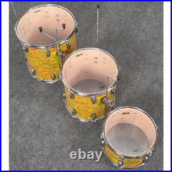 Used Ludwig Classic Maple 4pc Drum Set Citrus Mod Very Good