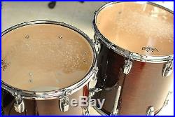 Used Ludwig Classic Maple 5pc Drum Set Mahogany Stain