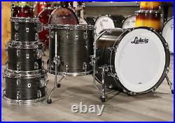 Used Ludwig Classic Oak 5pc Drum Set Night Oak