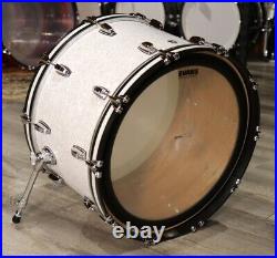Used Ludwig Classic Oak Pro Beat Drum Set White Marine Pearl