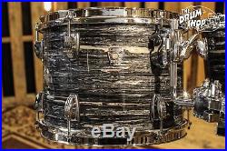 Used Ludwig Keystone X Drum Set, Vintage Black Oyster
