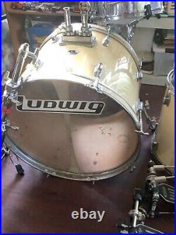 Used Ludwig Maple 5pc Shell Pack Vintage Drum Kit By Ludwig