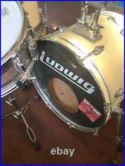 Used Ludwig Maple 5pc Shell Pack Vintage Drum Kit By Ludwig