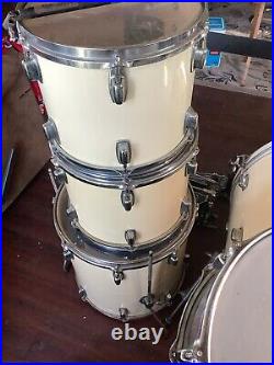 Used Ludwig Maple 5pc Shell Pack Vintage Drum Kit By Ludwig