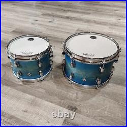 Used Mapex Saturn Evolution Hybrid 4pc Drum Set Exotic Azure Burst-DCP