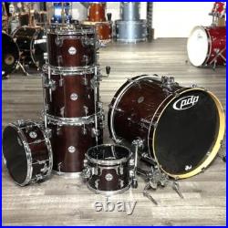 Used PDP Concept Birch 6p Drum Set Dark Brown Lacquer Very Good Used PDP Concept Birch 6p Drum Set Dark Brown Lacquer Very Good
