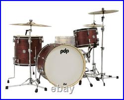 Used PDP Concept Classic Series 3-Pc Maple Shell Pack Oxblood with Ebony Hoops