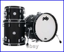 Used PDP Concept Classic Series 3-pc Maple Bop Shell Pack Ebony withEbony Hoops Used PDP Concept Classic Series 3-pc Maple Bop Shell Pack Ebony withEbony Hoops