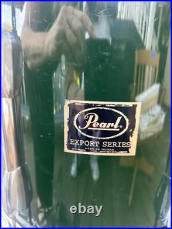 Used Partial Pearl Export 4pc Drum Set Black Good San diego local Pick Up OB