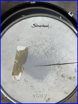 Used Partial Pearl Export 4pc Drum Set Black Good San diego local Pick Up OB