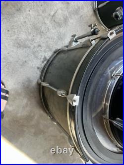 Used Partial Pearl Export 4pc Drum Set Black Good San diego local Pick Up OB