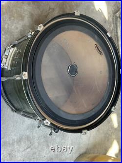 Used Partial Pearl Export 4pc Drum Set Black Good San diego local Pick Up OB