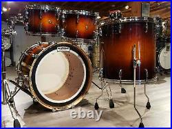 Used Pearl Limited Edition Masters Mahogany 4pc Drum Set Brooklyn Burst